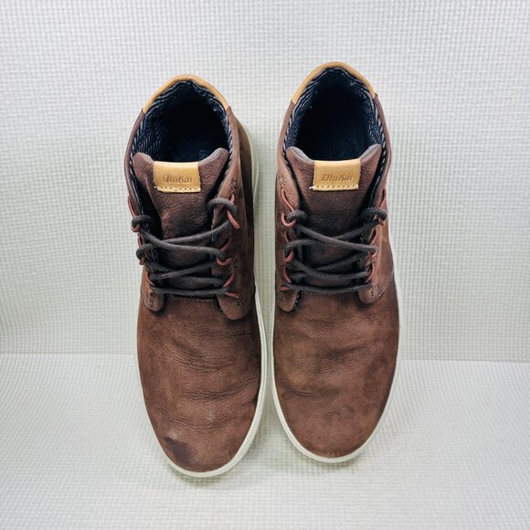 OluKai Nana Hele Chukka Bootie Shoe Suede Leather Waterproof Mens Size 10.5 - Picture 8 of 11